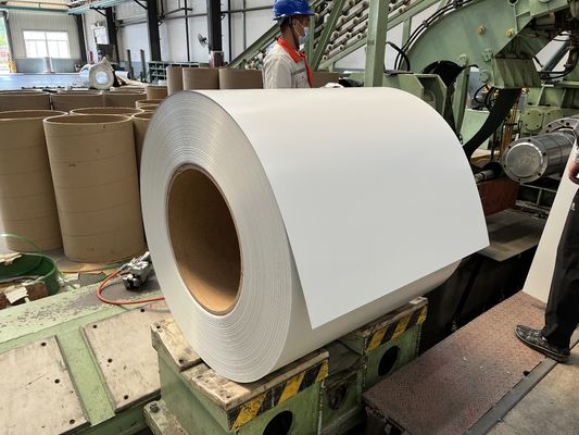AZ150 / AZM150 PPGL RAL9003 Kabuklu Ön Boyalı Galvalum Çelik Yaprakları