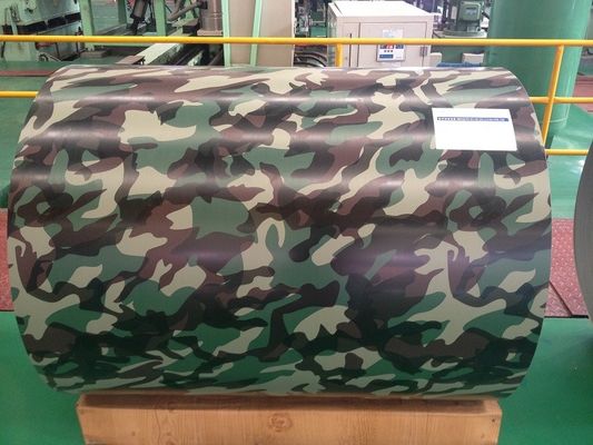 Kamuflaj Printech Renkli Kaplama Bobini PPGI 0.5mm*1200mm Z150 PVDF DX51D