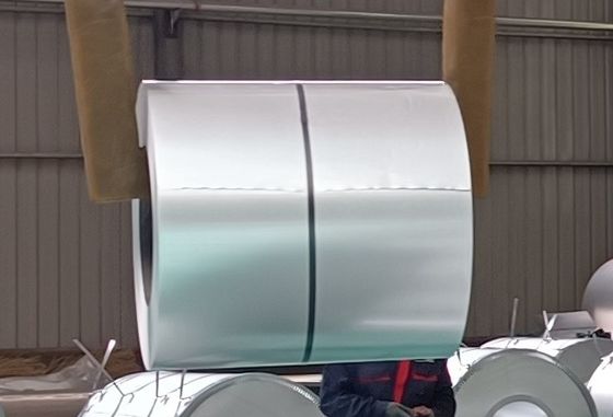 AZ120 Normal Spangle Galvalume Çelik Bobinleri ASTM A792M 55% Aluzink Metal Bobinleri