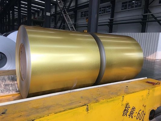 0.65x1000mm Galvanizli Çelik Bobin AZ110 Ses geçirmez duvar için Galvanizli Metal Yaprak Rulo