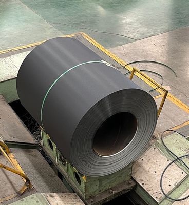 PVDF AZ150 PPGl Z275 PPGI VALSPAR Teksturlu Matt RAL9005 RAL9004 Ön boyama Galvanizli Çelik Siyah Gürültülü Çatı Taşları