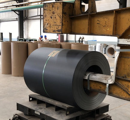 0.50-1.0mm 1200mm Z275 Matt PPGI Önden bitirilmiş veya önceden boyanmış renk kaplama çelik bobinleri S320GD/DX51D Çatı için