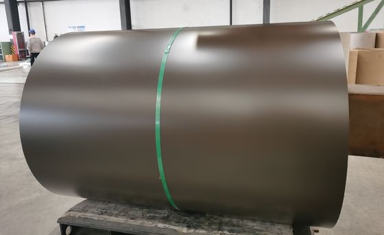 0.45mm 1200mm AZ150 PPGL Çatı kaplama için Kahverengi S320GD