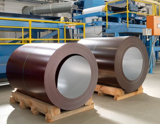 RAL8015 Beckers PPGI kaplı bobin RMP SMP DX51D Metal Duvar Panelleri için