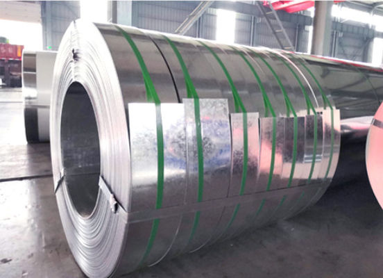 Galvanizli borular 0.50*182mm Galvanizli Çelik Şerit Gi Tepe Gp Slit Coil kullanılarak