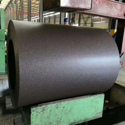 1.0mm PPGI Tekstürlü Matt Ön Boyama Çelik Bobin HDP Çatı için Valspar