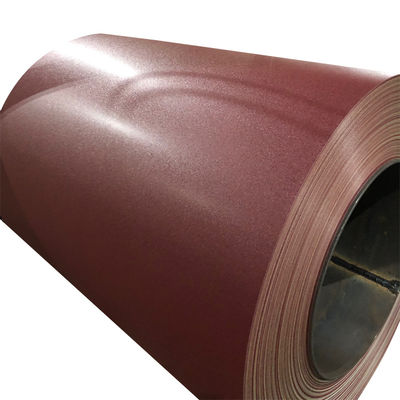1.2mm kırmızı kırmızı PPGI pre-dönüştürülmüş Teksturlu Mat Ön-boyalı Galvanizli renkli kaplı Çelik HDP Valspar kaplama için