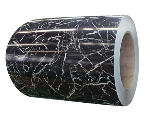 1.0mm Mermer Tanesi Baskı Renkli Kaplama Bobine Galvanizli Çelik Bobine S320GD