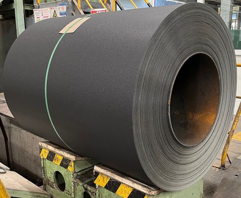 RAL9005 Siyah Matt Teksturlu Z275 Galvanizli Çelik PPGL Renkli Kaplama Tablosu