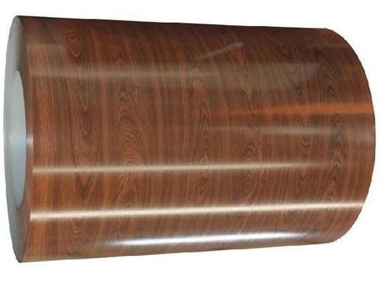 PVDF Bobin Kaplama Renk Kaplı Alüminyum Bobin Ahşap Tanesi 5052 5754 8011