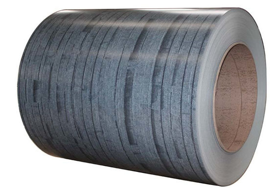 508/610mm Ahşap Tanesi Renkli Kaplı Alüminyum Bobine 1100 1060 8011