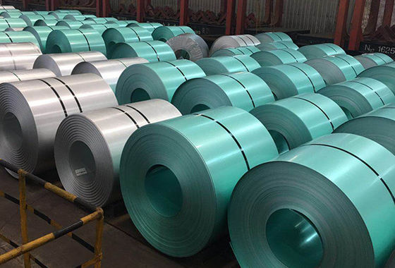 ASTM A792 SS50 Yapısal Çelik Aluzinç Çelik Bobinleri Hromlanmış, Üstü Çizilmemiş