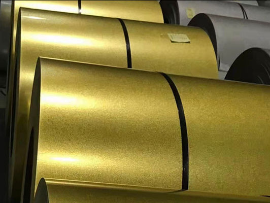 S350GD AZ150 Altın AFP Galvalume Çelik GL 55% Aluzink Çelik Çatı Panelleri Taş Kaplı Kelepçeler Villa Çatı ASTM A792M S350GD