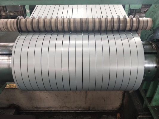 JIS G3302 GB/T251B Gl/Gi Kesme Çelik Bobinleri Aluzinc Galvalume Çelik Bobinleri 0.35mm*168mm