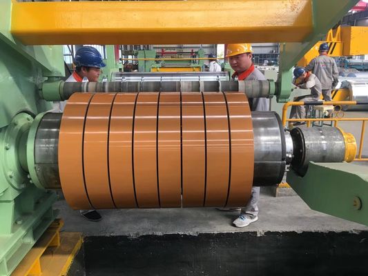 HDP Renkli Kaplı Galvanizli Yaprak Metal Şeritleri DX51D