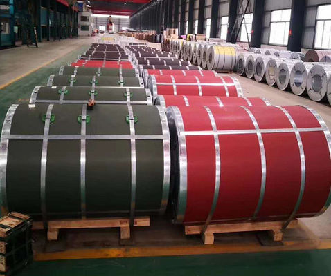 Renkli Kaplı Matt Teksturlu Çelik Bobinler AZ150 Ön Renkli Galvalume Çelik Temel Metal 20 yıllık garanti Beckers Polyester