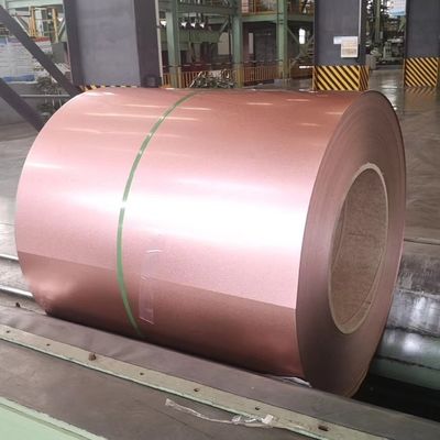 1200 mm AZ120 GL Galvalume 55% ALU Zenk Bobinleri Gül Altın Anti Parmak Baskı