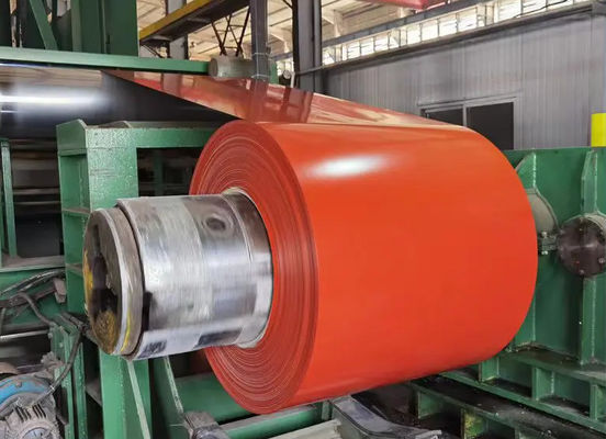 RAL Renkli Kaplamali Çelik Bobine Yapı Malzemeleri İçin Önçe Boyanmış Galvanize Z275/PPGI