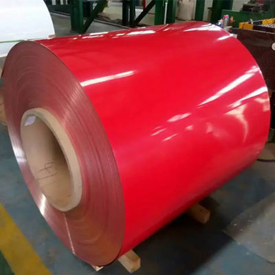 Dx51d SGCC PPGI Çatı malzemesi için Renkli Kaplı Ön Boyalanmış Galvanizli Çelik Bobin