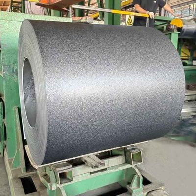 SGCC / DX51D+Z kırışık dokulu Matt Ön boyama PPGI Bobin Renk kaplı çelik bobin 10-30 Yıl 28 Ölçüm Z30-Z275G/M2