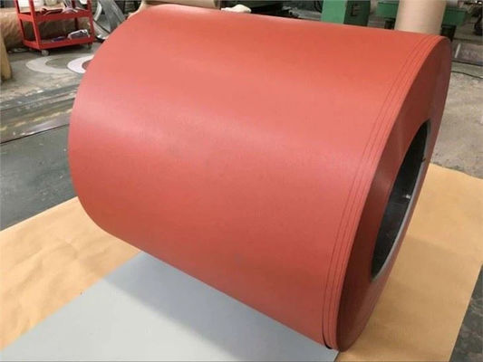 275G/M2 Tekstürlü Mat Renkli Kaplı Çelik Bobinler 0.125-0.8mm*600-1250mm