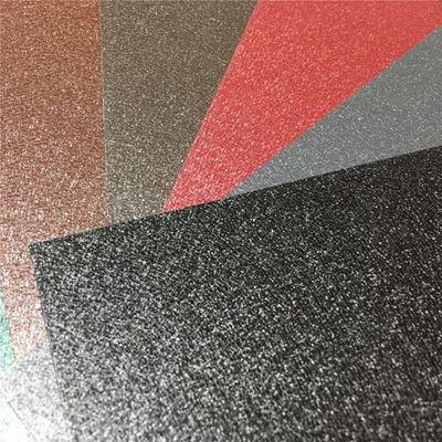 Plastik Film 26 Ölçüm 3D kırışıklık Teksturlu Kapak Çizik Karşıtı Mat Yüzey Matt Önçe Boyanmış Çelik Bobin 0.12 mm-1.5 mm
