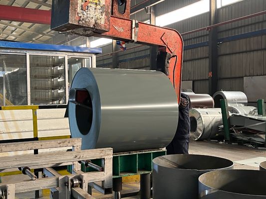 İnşaat endüstrisi, yapısal çatılama Renkli PPGI/PPGL/Ppal/Gi/Gl/Left/Coil/Plate/Panel Strip/Roll AZ kaplama