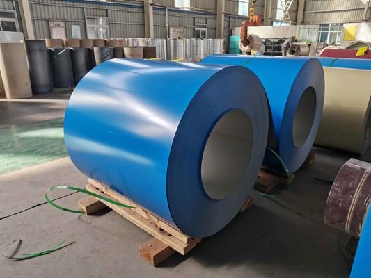 Ral Renk Kaplı Stok Gi PPGI PPGL Çatı levhası için sıcak daldırılmış ASTM 0.35mm 0.45mm Çinko ile galvanizli çelik sarmal