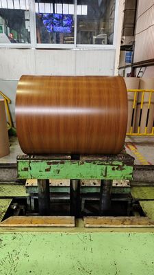 Kalite 50 HDP 0.60mm Ceviz Boyalı Galvalume Çelik Bobini